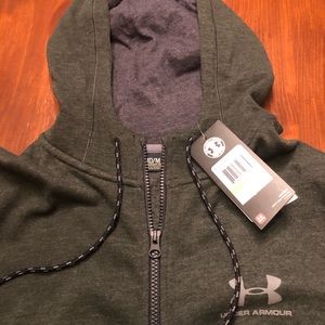 Under Armour Full Zip Gray Hoodie - NWT Medium ❤️
